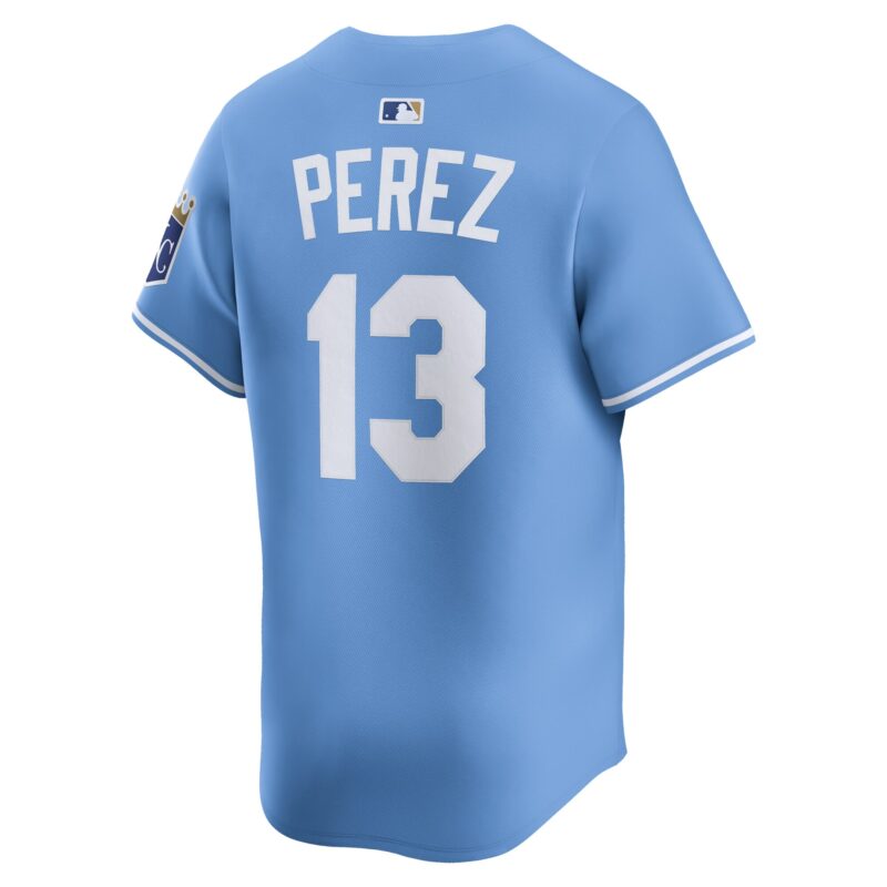 Salvador Perez Kansas City Royals Alternate Limited Player Jersey - Light Blue - Image 3