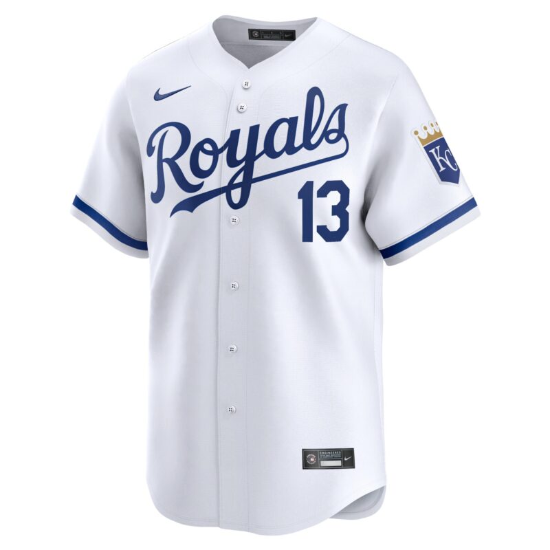 Salvador Perez Kansas City Royals Home Limited Player Jersey - White - Image 2