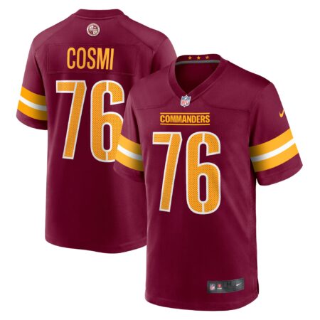 Sam Cosmi Washington Commanders Game Jersey - Burgundy