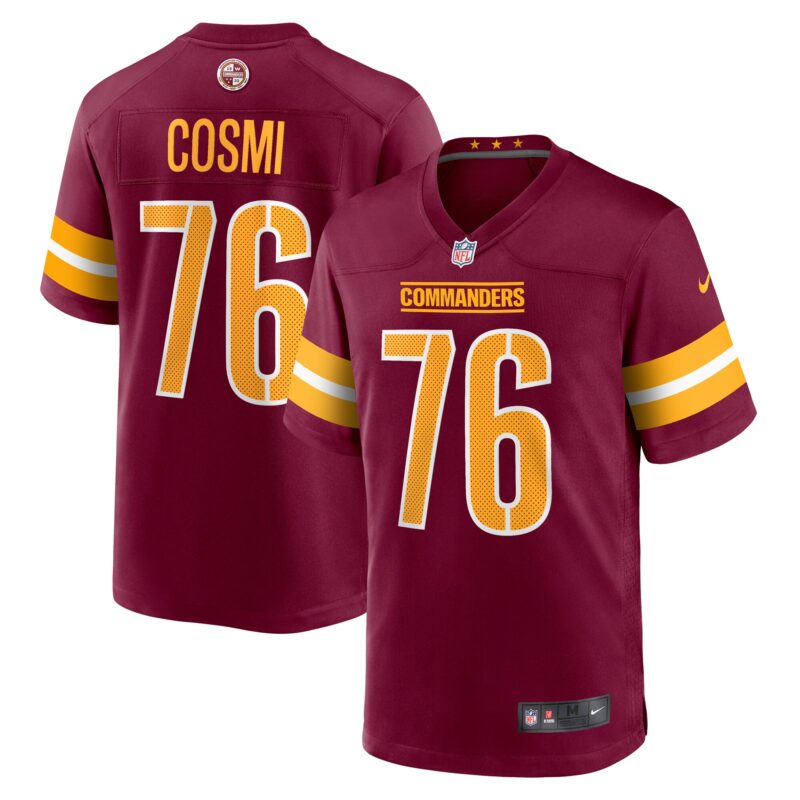Sam Cosmi Washington Commanders Game Jersey - Burgundy