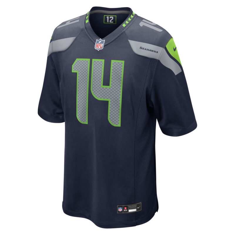 Sam Darnold Seattle Seahawks Game Player Jersey - College Navy - Image 2