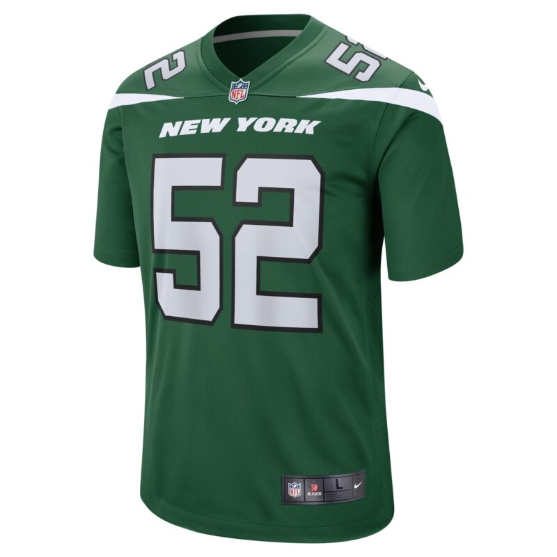 Sam Eguavoen New York Jets Game Jersey - Gotham Green - Image 2