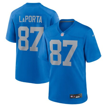Sam LaPorta Detroit Lions Alternate Game Jersey - Blue