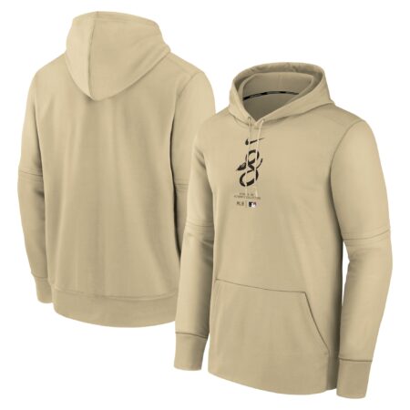 Arizona Diamondbacks Collection City Connect Practice Performance Pullover Hoodie - Sand