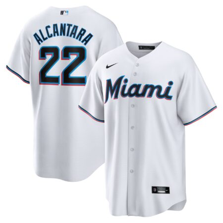 Sandy Alcantara Miami Marlins Player Jersey - White