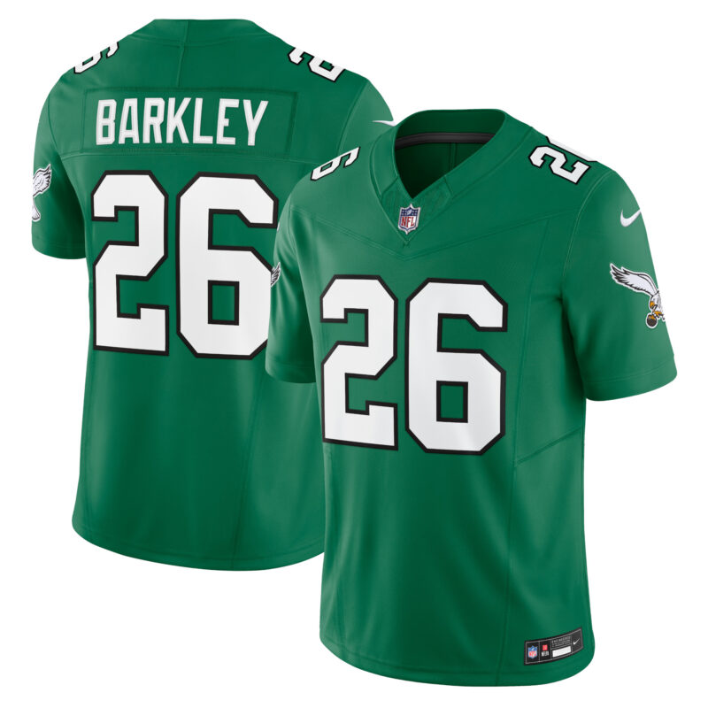 Saquon Barkley Philadelphia Eagles Alternate Vapor F.U.S.E. Limited Jersey - Kelly Green