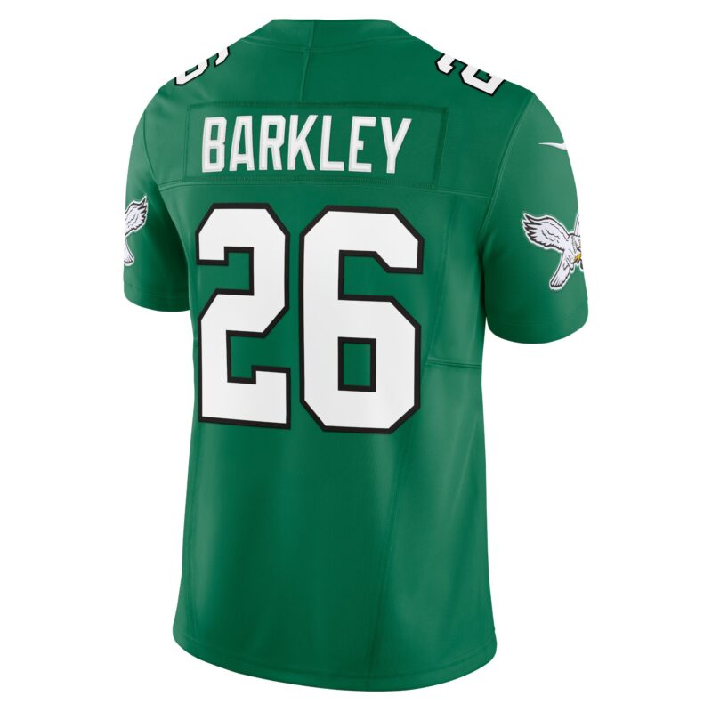 Saquon Barkley Philadelphia Eagles Alternate Vapor F.U.S.E. Limited Jersey - Kelly Green - Image 3