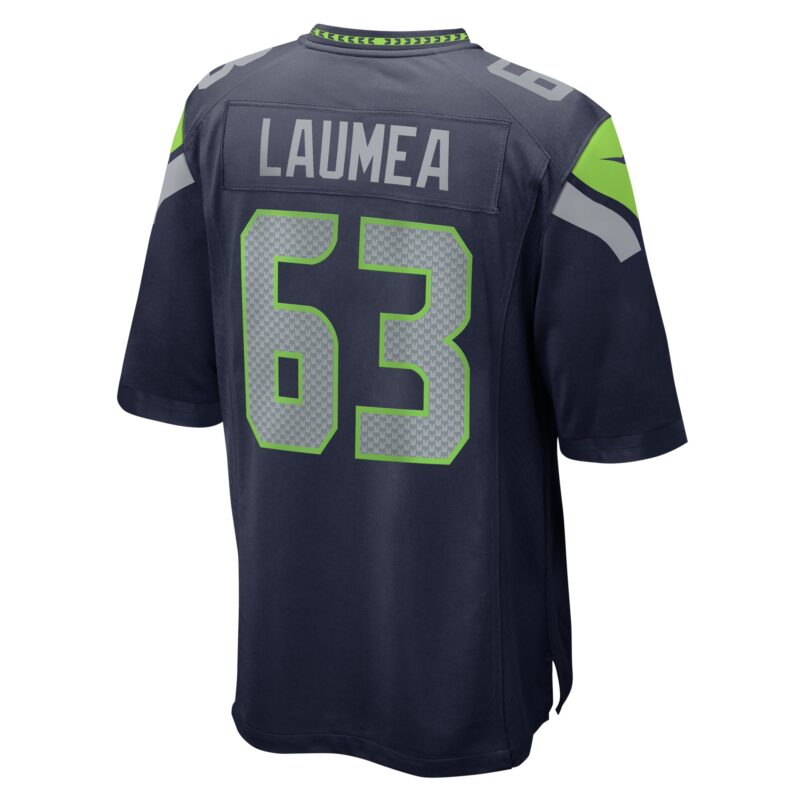 Sataoa Laumea Seattle Seahawks Game Jersey - College Navy - Image 3