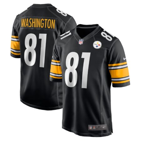 Scotty Washington Pittsburgh Steelers Game Jersey - Black