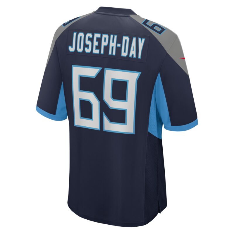 Sebastian Joseph-Day Tennessee Titans Game Jersey - Navy - Image 3
