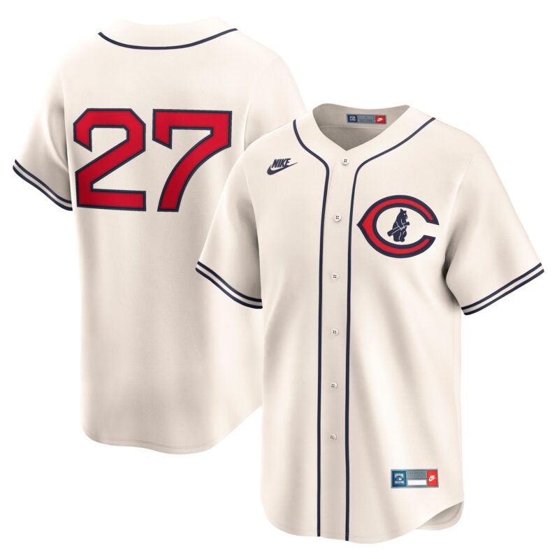 Seiya Suzuki Chicago Cubs Throwback Cooperstown Collection Limited Jersey - Cream