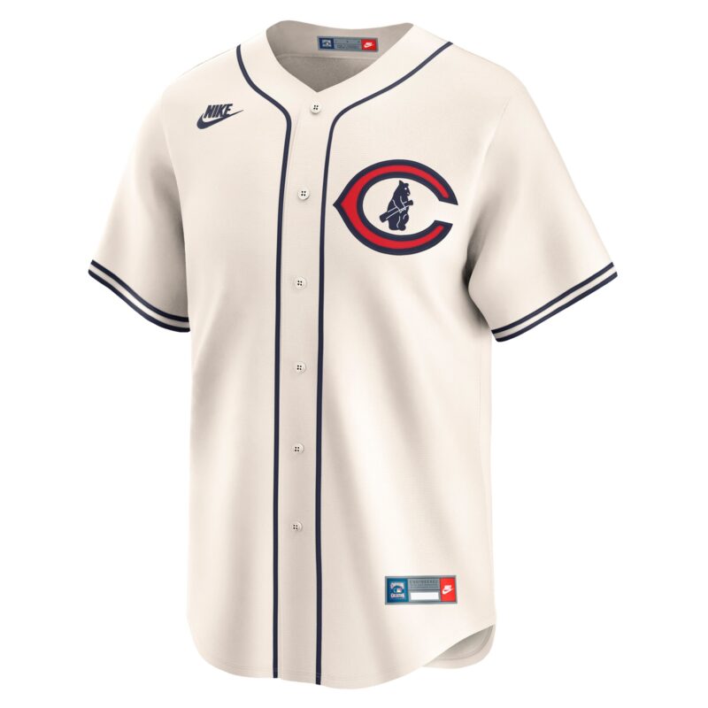 Seiya Suzuki Chicago Cubs Throwback Cooperstown Collection Limited Jersey - Cream - Image 2