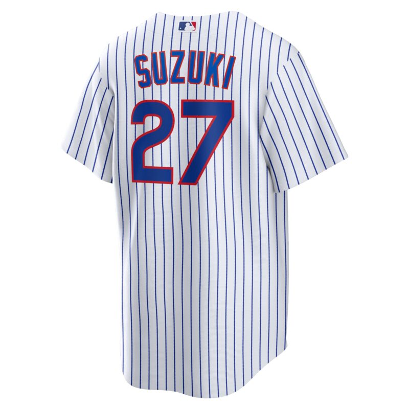 Seiya Suzuki Chicago Cubs Home Jersey - White - Image 3