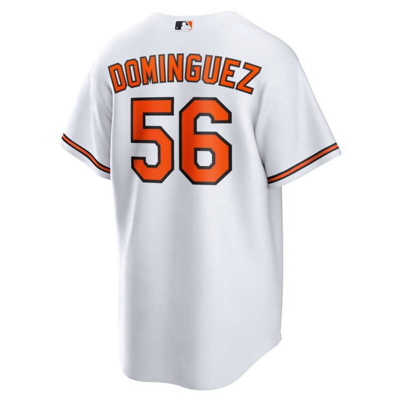 Seranthony Dominguez Baltimore Orioles Home Jersey - White - Image 3