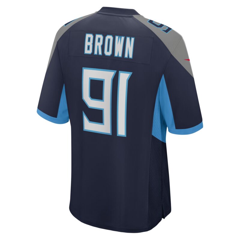 Shakel Brown Tennessee Titans Game Jersey - Navy - Image 3