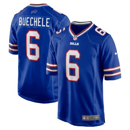 Shane Buechele Buffalo Bills Team Game Jersey - Royal