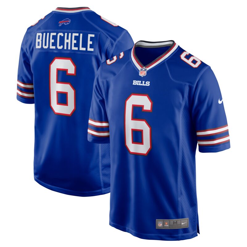 Shane Buechele Buffalo Bills Team Game Jersey - Royal