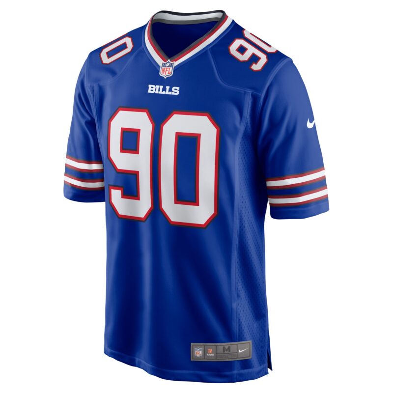 Shaq Lawson Buffalo Bills Player Game Jersey - Royal - Image 2