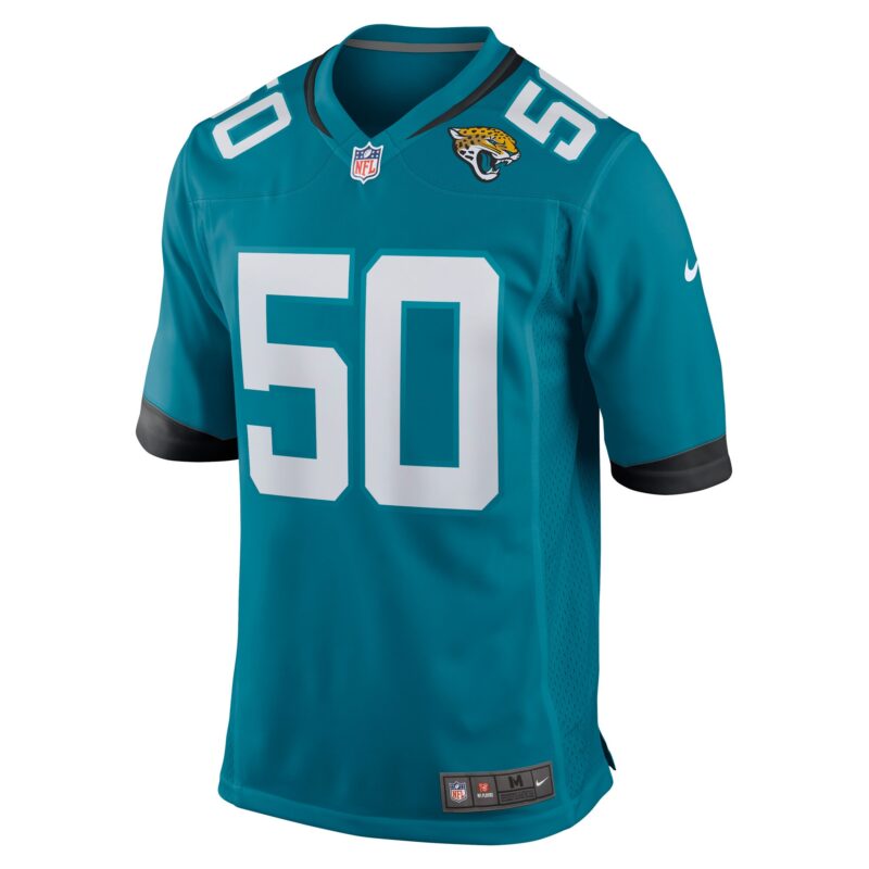 Shaquille Quarterman Jacksonville Jaguars Game Jersey - Teal - Image 2