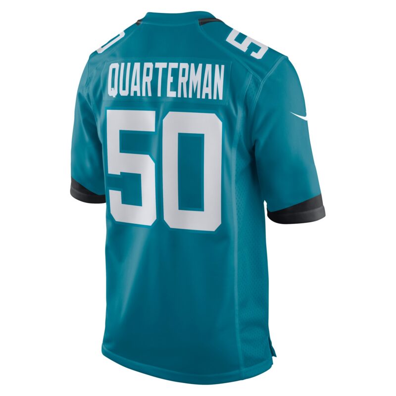 Shaquille Quarterman Jacksonville Jaguars Game Jersey - Teal - Image 3