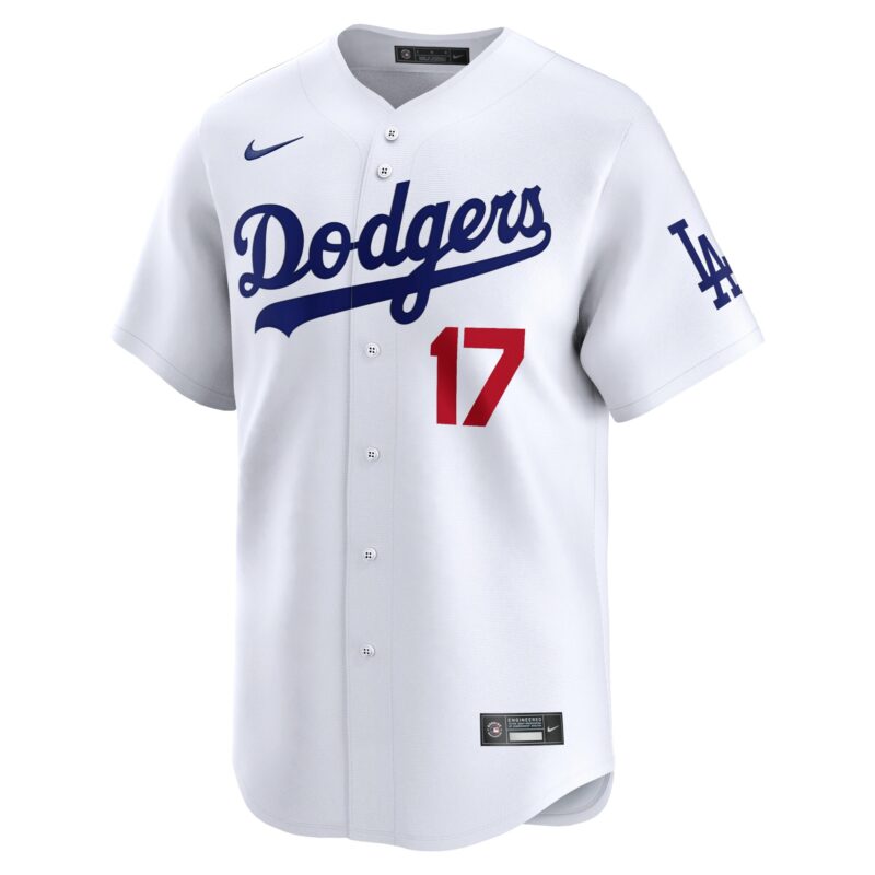 Shohei Ohtani Los Angeles Dodgers Home Limited Player Jersey - White - Image 2