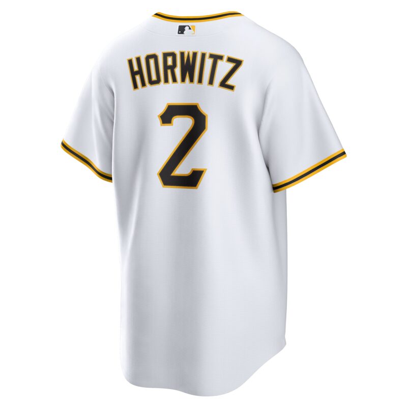 Spencer Horwitz Pittsburgh Pirates Home Jersey - White - Image 3