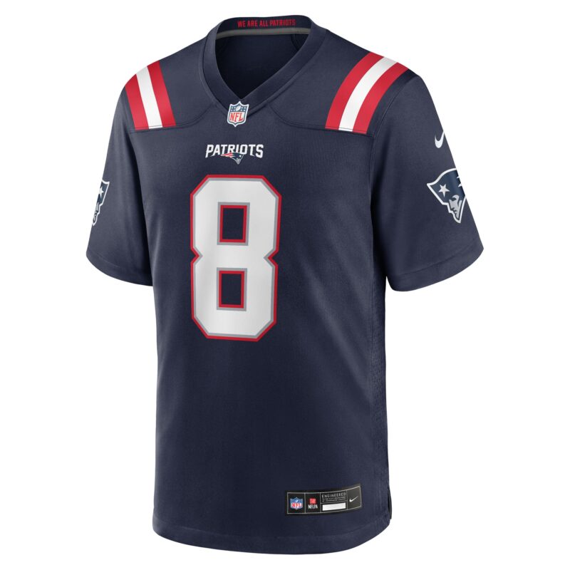 Stefon Diggs New England Patriots Game Jersey - Navy - Image 2