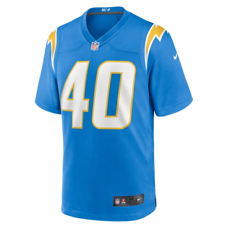 Stephen Anderson Los Angeles Chargers Game Jersey - Powder Blue - Image 2