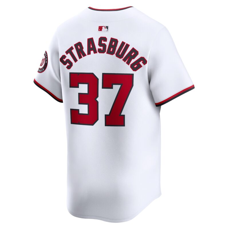 Stephen Strasburg Washington Nationals Home Limited Player Jersey - White - Image 3