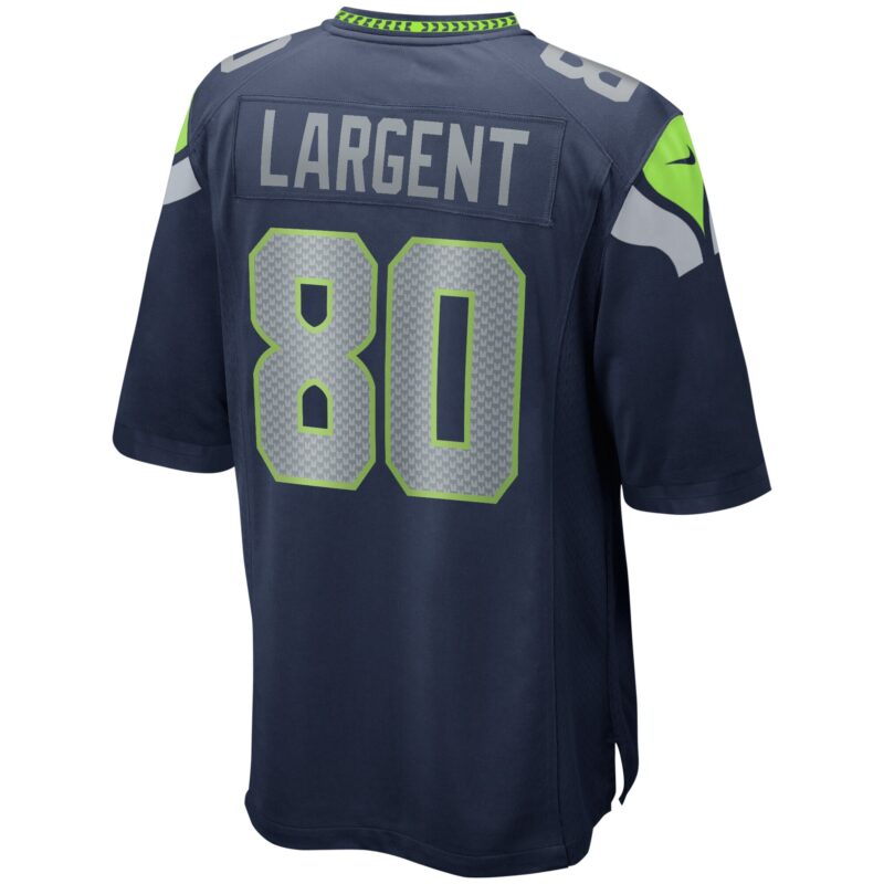 Steve Largent Seattle Seahawks Game Retired Player Jersey - College Navy - Image 3