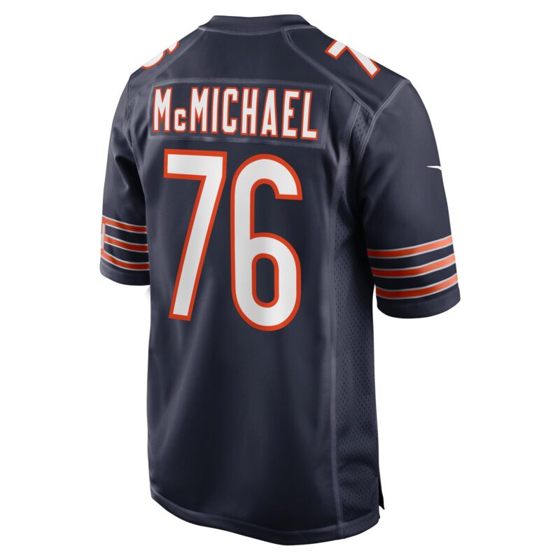 Steve McMichael Chicago Bears Retired Player Game Jersey - Navy - Image 3