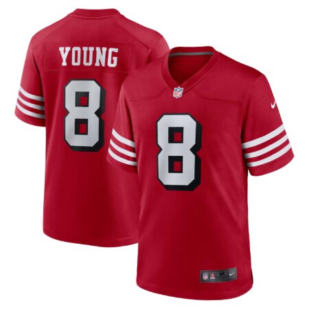 Steve Young San Francisco 49ers Retired Alternate Game Jersey - Scarlet