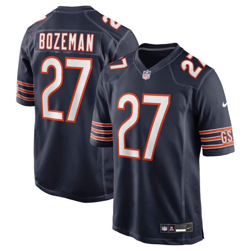 Swayze Bozeman Chicago Bears Team Game Jersey - Navy