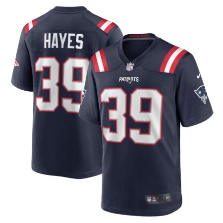 Tae Hayes New England Patriots Home Game Player Jersey - Navy