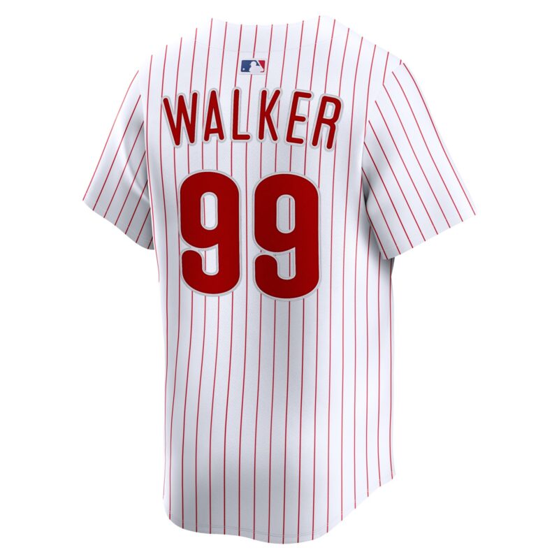 Taijuan Walker Philadelphia Phillies Alternate Limited Player Jersey - White - Image 3