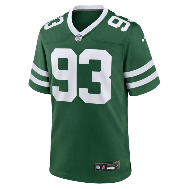 Takk McKinley New York Jets Team Game Jersey - Legacy Green - Image 2