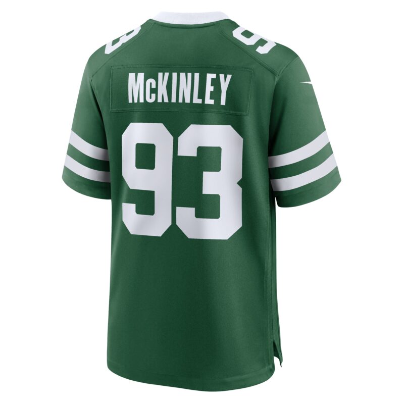 Takk McKinley New York Jets Team Game Jersey - Legacy Green - Image 3