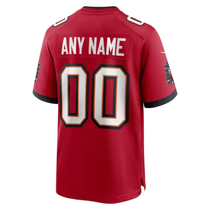 Tampa Bay Buccaneers Custom Game Jersey - Red - Image 3