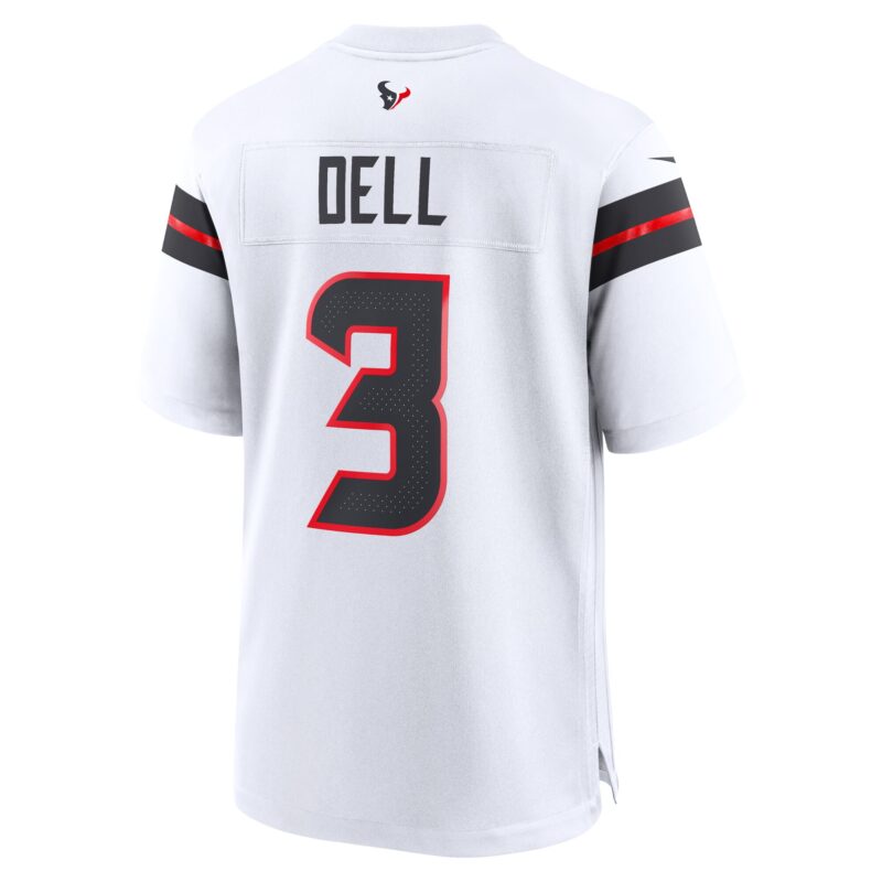 Tank Dell Houston Texans Game Jersey - White - Image 3