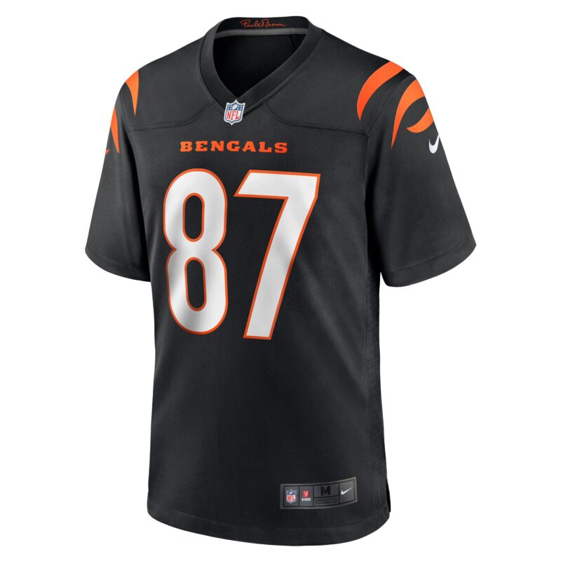 Tanner Hudson Cincinnati Bengals Home Game Player Jersey - Black - Image 2
