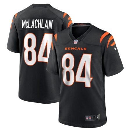 Tanner McLachlan Cincinnati Bengals Game Jersey - Black