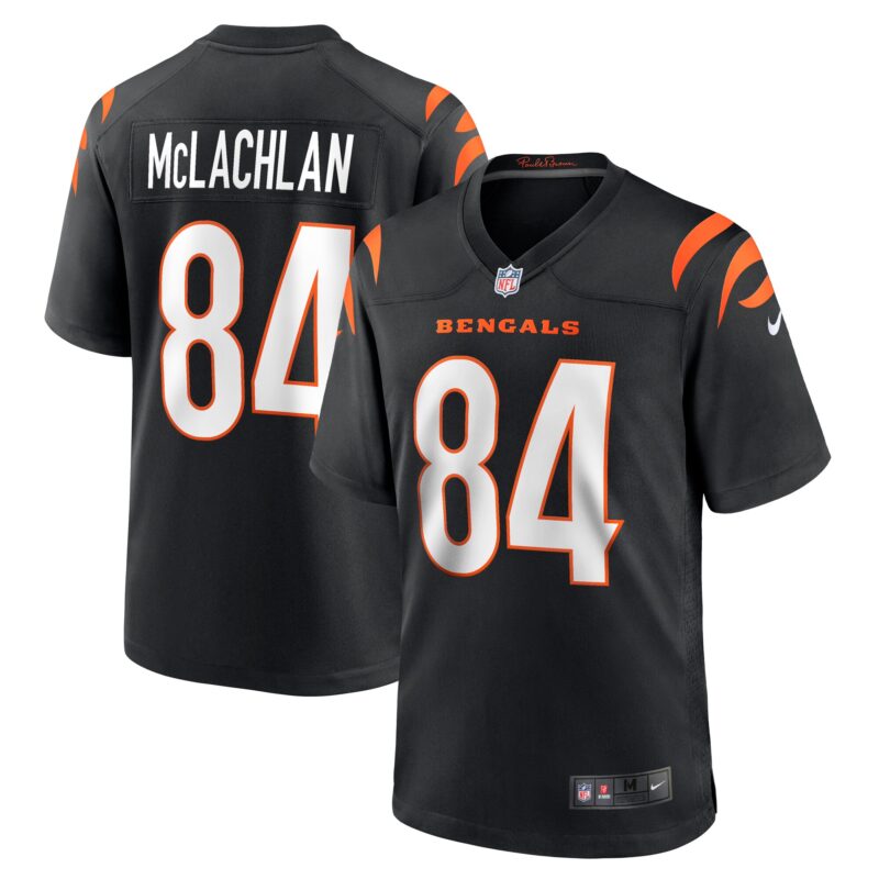 Tanner McLachlan Cincinnati Bengals Game Jersey - Black