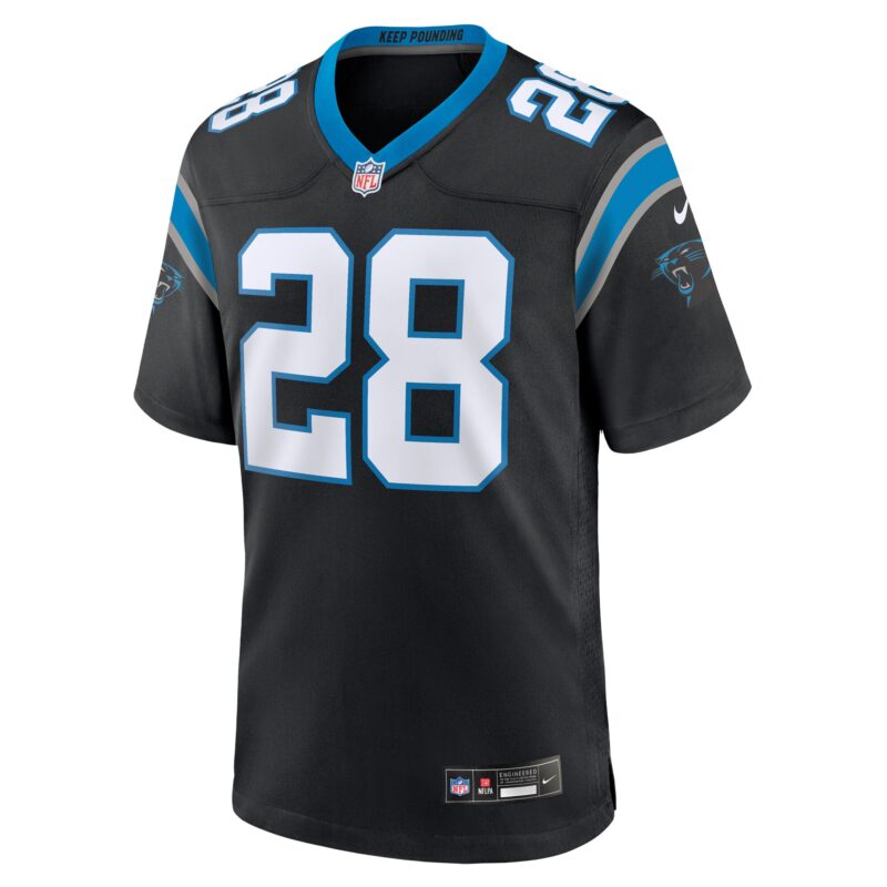 Tarik Cohen Carolina Panthers Game Jersey - Black - Image 2