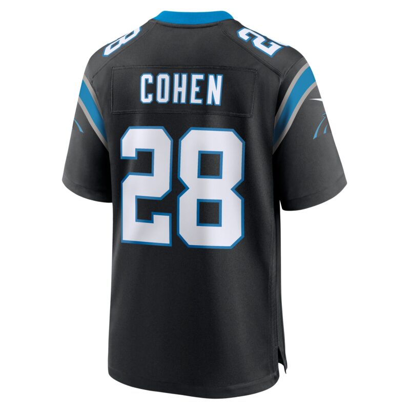 Tarik Cohen Carolina Panthers Game Jersey - Black - Image 3
