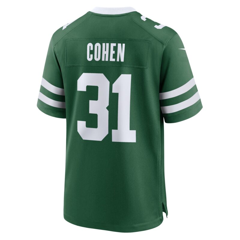 Tarik Cohen New York Jets Team Game Jersey - Legacy Green - Image 3
