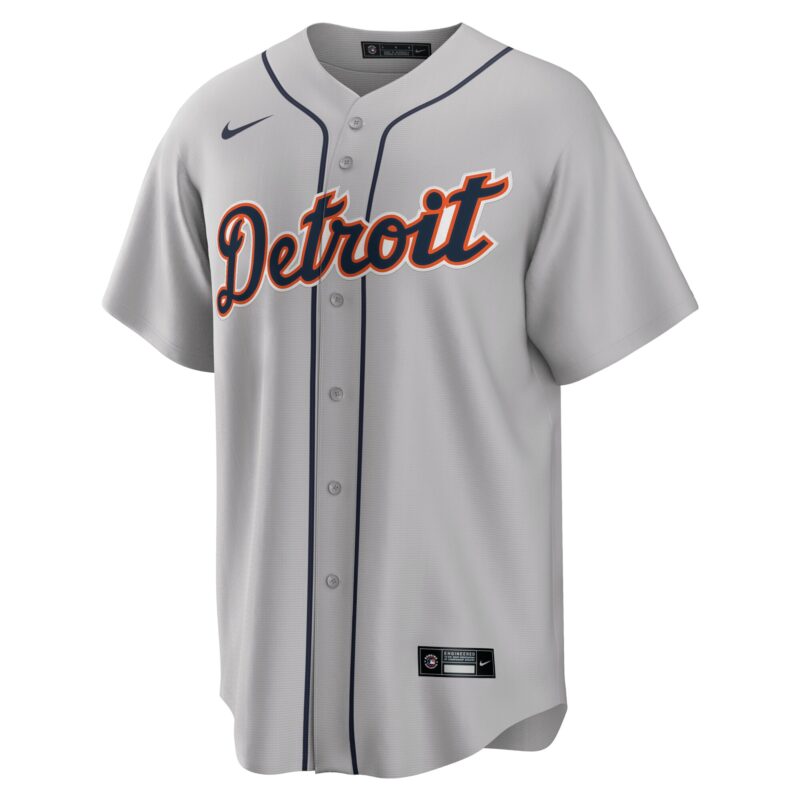 Tarik Skubal Detroit Tigers Road Jersey - Gray - Image 2