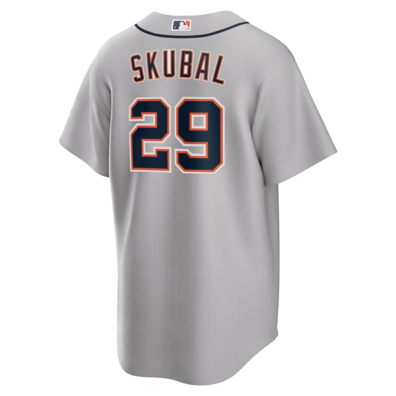 Tarik Skubal Detroit Tigers Road Jersey - Gray - Image 3