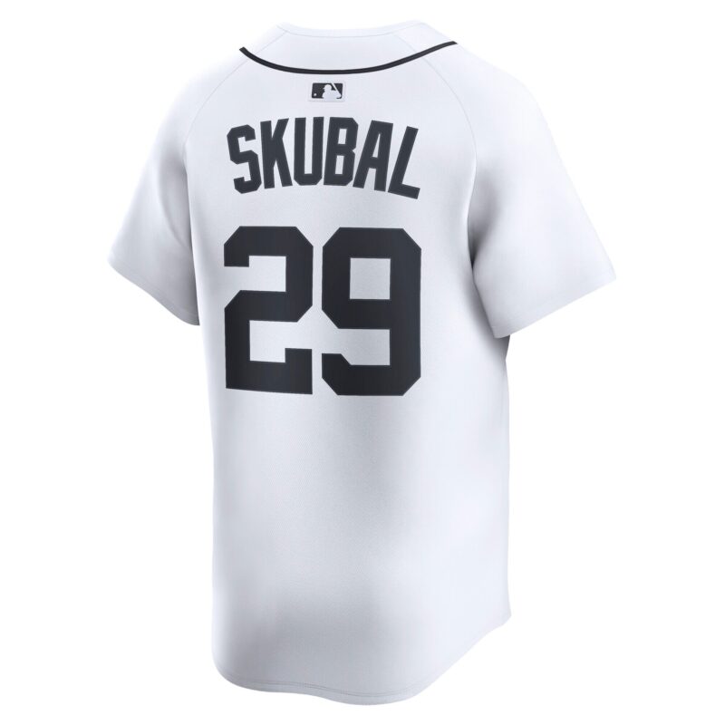 Tarik Skubal Detroit Tigers Home Limited Player Jersey - White - Image 3
