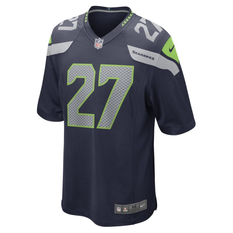 Tariq Woolen Seattle Seahawks Game Player Jersey - College Navy - Image 2