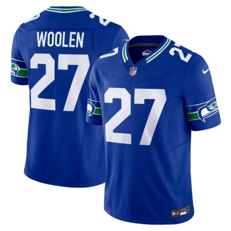 Tariq Woolen Seattle Seahawks Alternate Vapor F.U.S.E. Limited Jersey - Royal